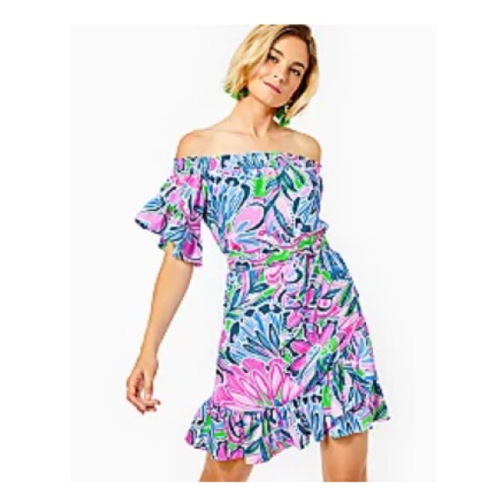 Lilly Pulitzer maddlyn off shoulder dress